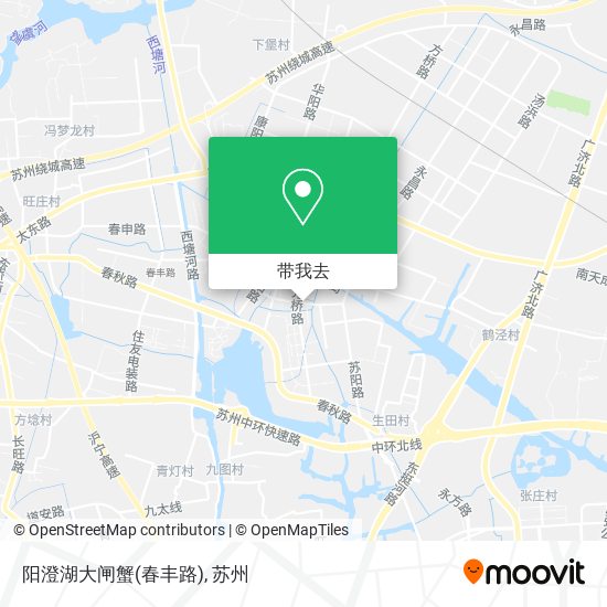 阳澄湖大闸蟹(春丰路)地图