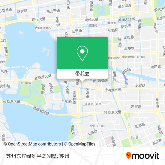 苏州东岸绿洲半岛别墅地图