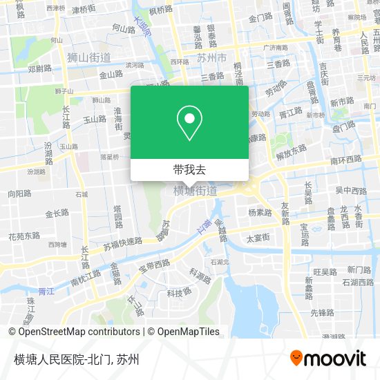 横塘人民医院-北门地图