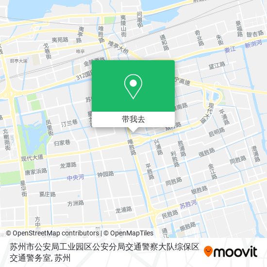 苏州市公安局工业园区公安分局交通警察大队综保区交通警务室地图