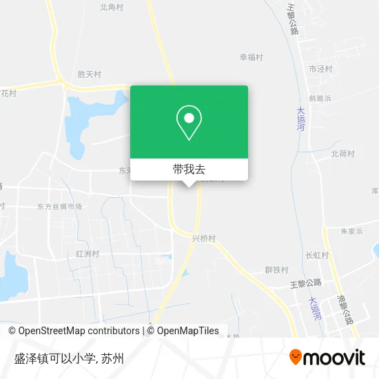 盛泽镇可以小学地图
