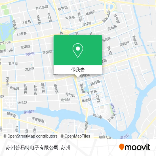 苏州普易特电子有限公司地图