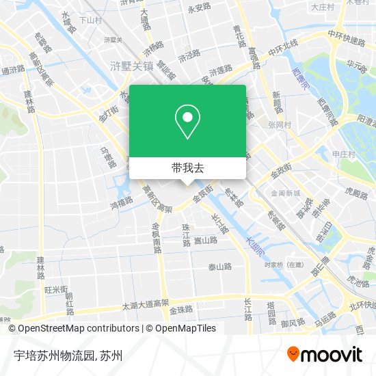 宇培苏州物流园地图