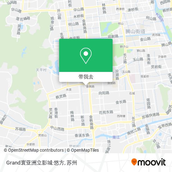 Grand寰亚洲立影城·悠方地图