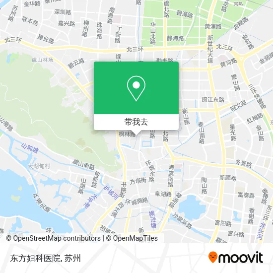 东方妇科医院地图