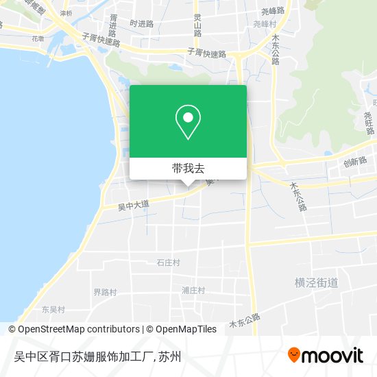 吴中区胥口苏姗服饰加工厂地图