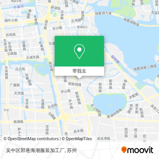 吴中区郭巷海潮服装加工厂地图