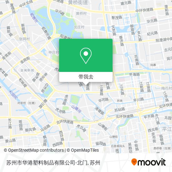 苏州市华港塑料制品有限公司-北门地图