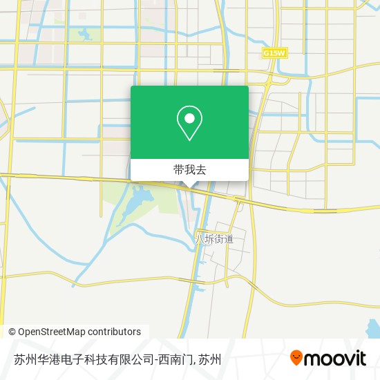 苏州华港电子科技有限公司-西南门地图