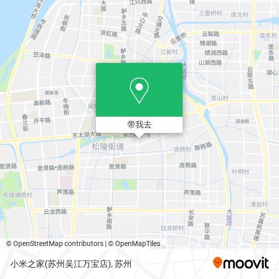 小米之家(苏州吴江万宝店)地图