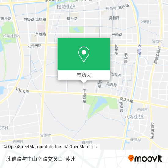 胜信路与中山南路交叉口地图