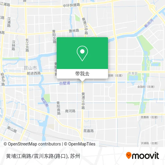 黄埔江南路/震川东路(路口)地图