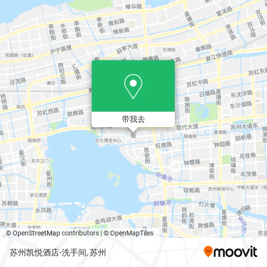 苏州凯悦酒店-洗手间地图