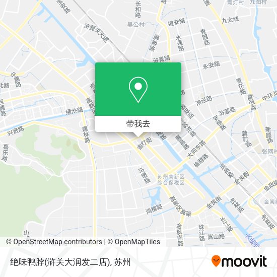 绝味鸭脖(浒关大润发二店)地图