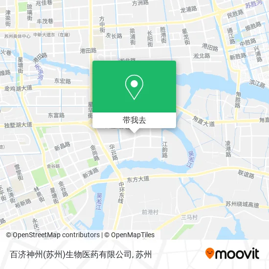 百济神州(苏州)生物医药有限公司地图