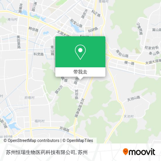 苏州恒瑞生物医药科技有限公司地图