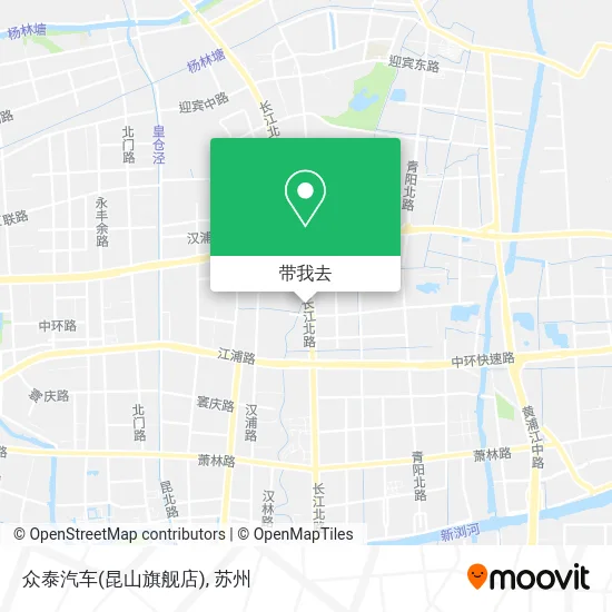 众泰汽车(昆山旗舰店)地图