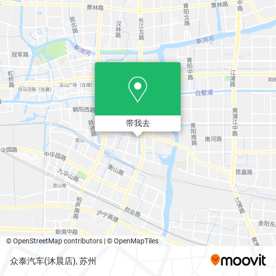众泰汽车(沐晨店)地图