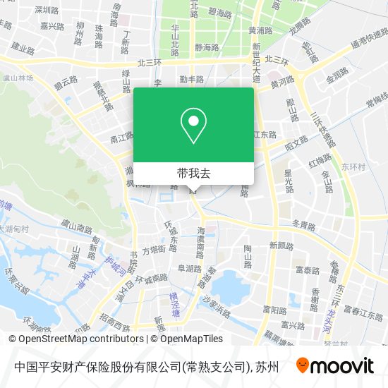 中国平安财产保险股份有限公司(常熟支公司)地图