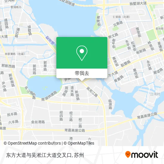东方大道与吴淞江大道交叉口地图