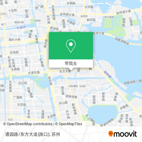 通园路/东方大道(路口)地图