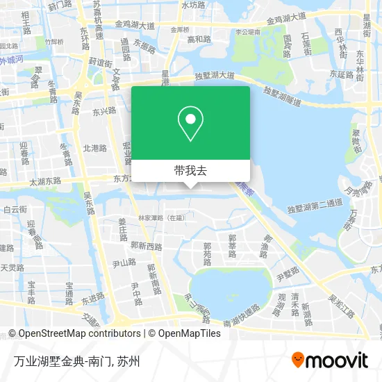 万业湖墅金典-南门地图