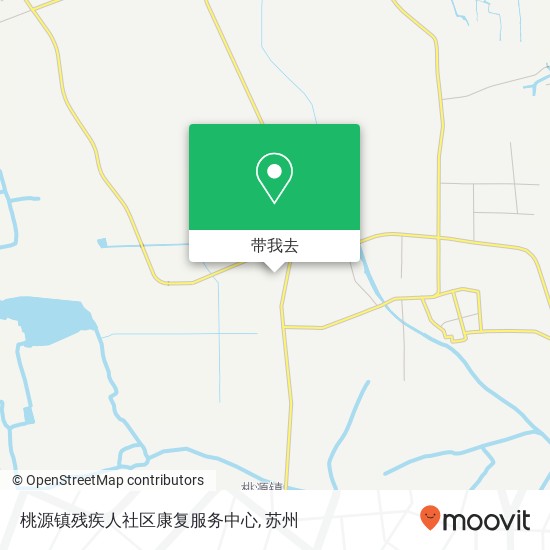 桃源镇残疾人社区康复服务中心地图