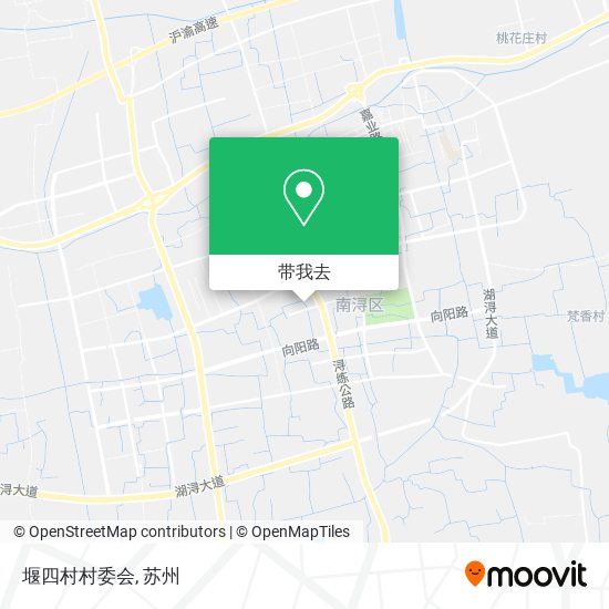 堰四村村委会地图