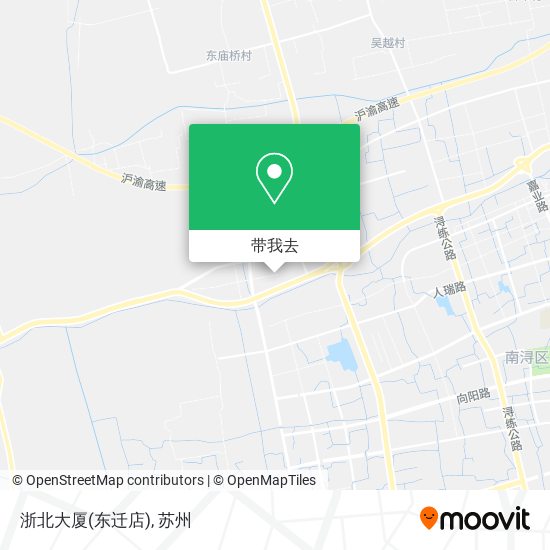 浙北大厦(东迁店)地图