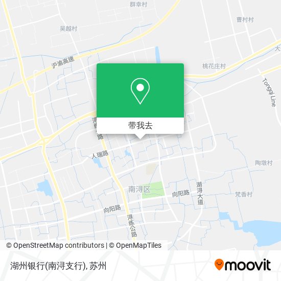 湖州银行(南浔支行)地图