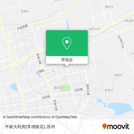 平家大药房(常增路店)地图