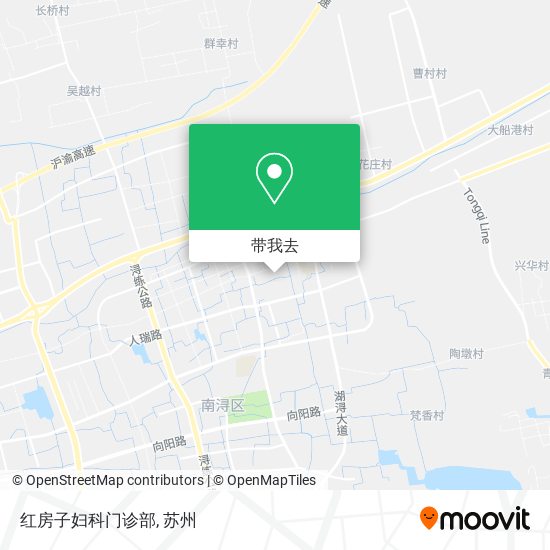 红房子妇科门诊部地图