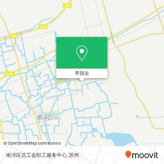 南浔区总工会职工服务中心地图