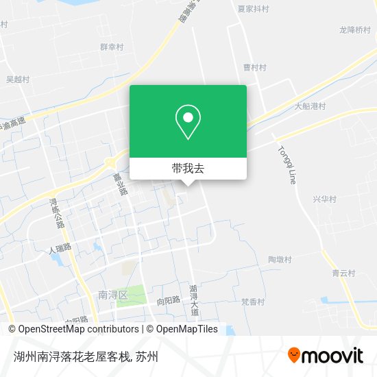湖州南浔落花老屋客栈地图