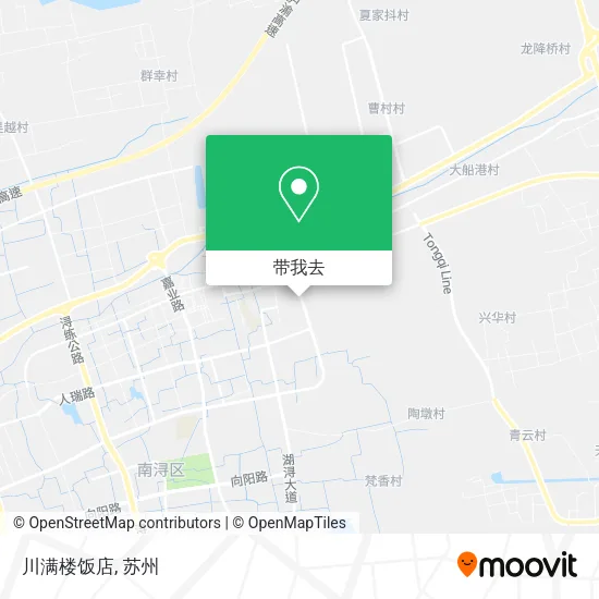 川满楼饭店地图