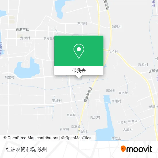 红洲农贸市场地图