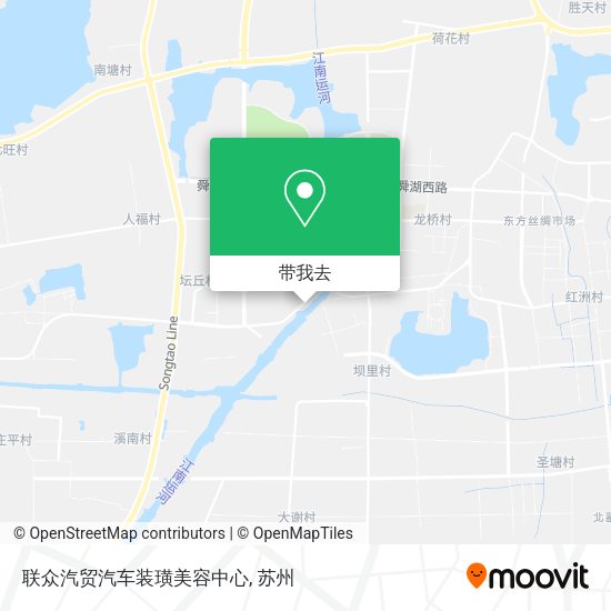 联众汽贸汽车装璜美容中心地图