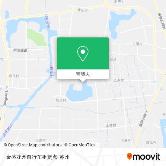 金盛花园自行车租赁点地图