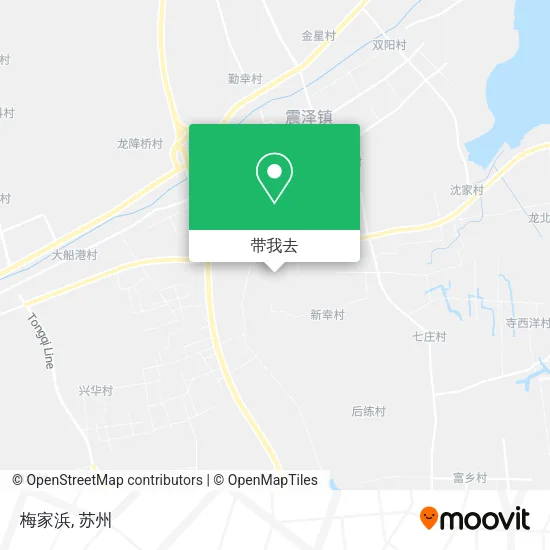 梅家浜地图