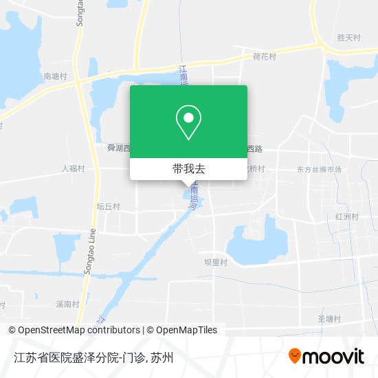 江苏省医院盛泽分院-门诊地图