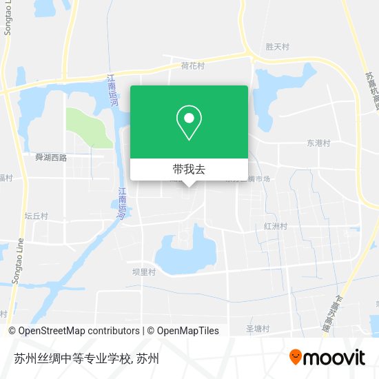苏州丝绸中等专业学校地图