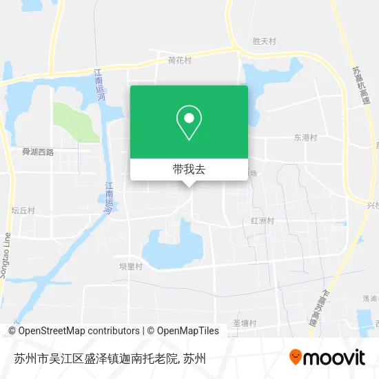 苏州市吴江区盛泽镇迦南托老院地图