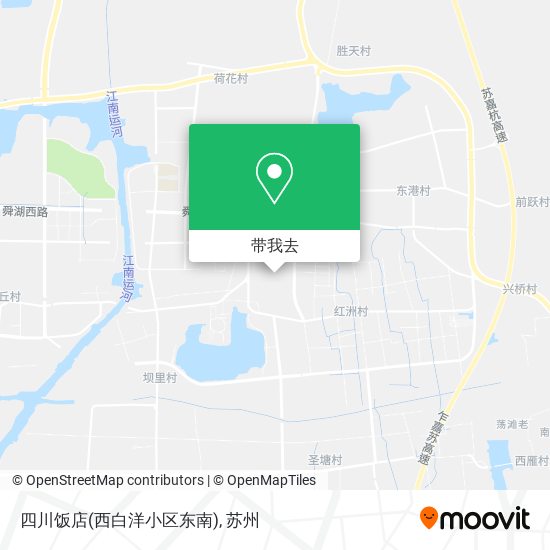 四川饭店(西白洋小区东南)地图