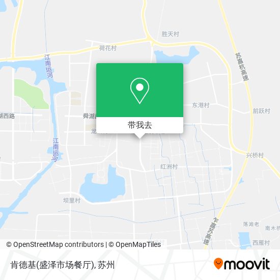 肯德基(盛泽市场餐厅)地图