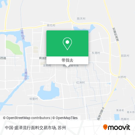 中国·盛泽流行面料交易市场地图