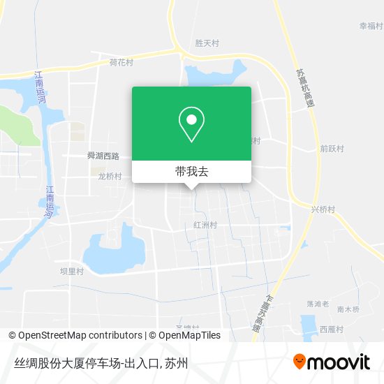 丝绸股份大厦停车场-出入口地图