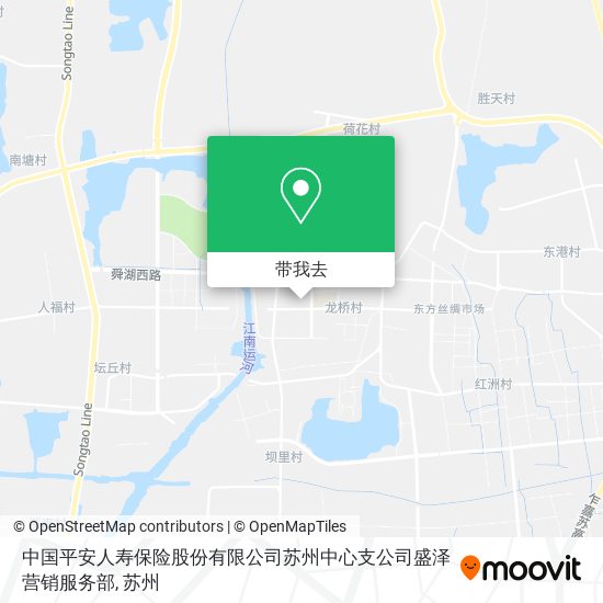 中国平安人寿保险股份有限公司苏州中心支公司盛泽营销服务部地图
