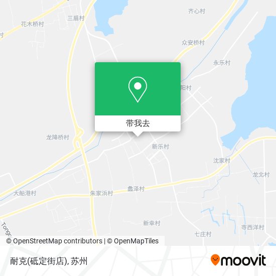 耐克(砥定街店)地图