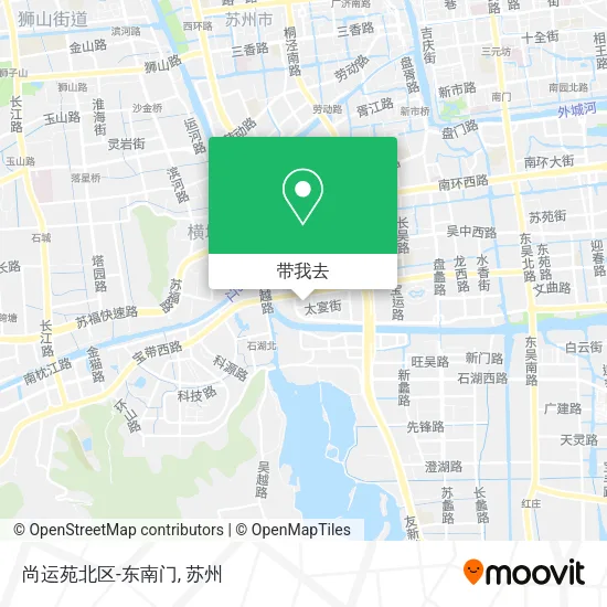 尚运苑北区-东南门地图