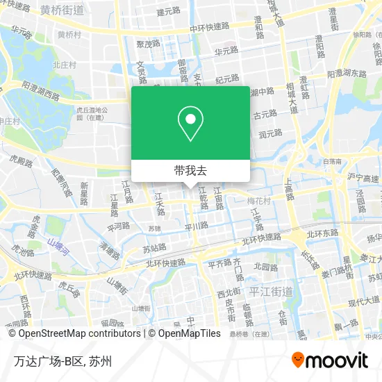 万达广场-B区地图